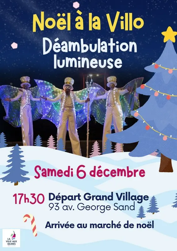Noël à la Villo, déambulation lumineuse