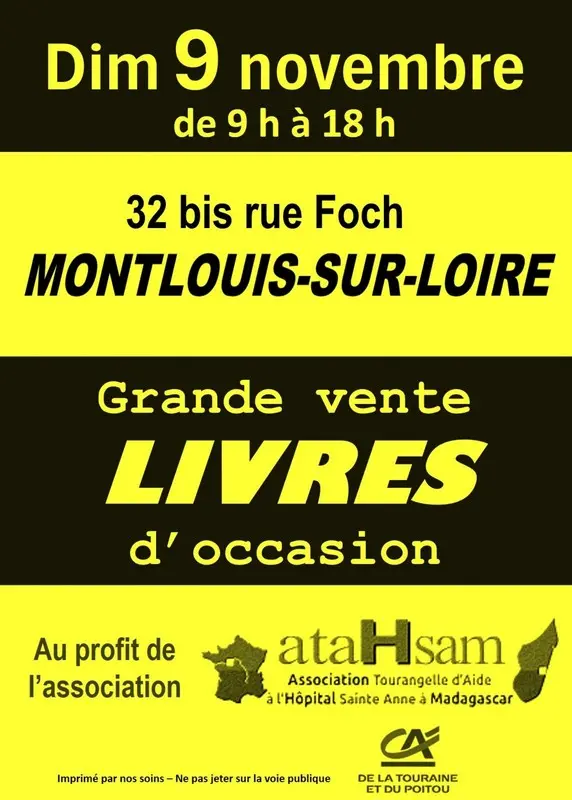 Vente de livres d'occasion à Montlouis