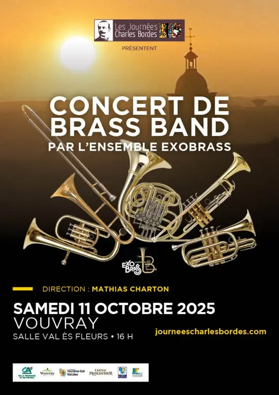 Concert de brass band Exobrass à Vouvray
