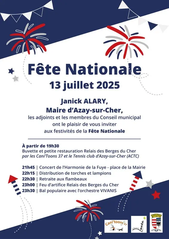 Fête Nationale à Azay-sur-Cher
