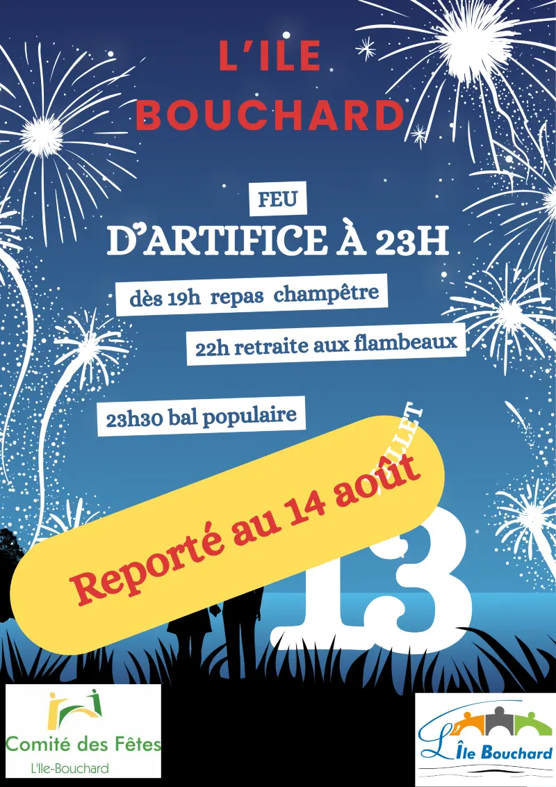 13 juillet reporté au 14 août