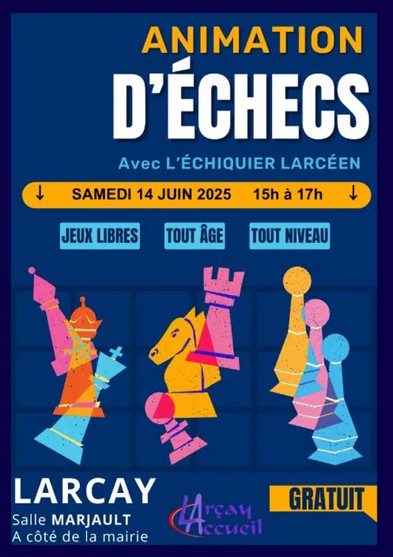 Animation d'échecs Larçay