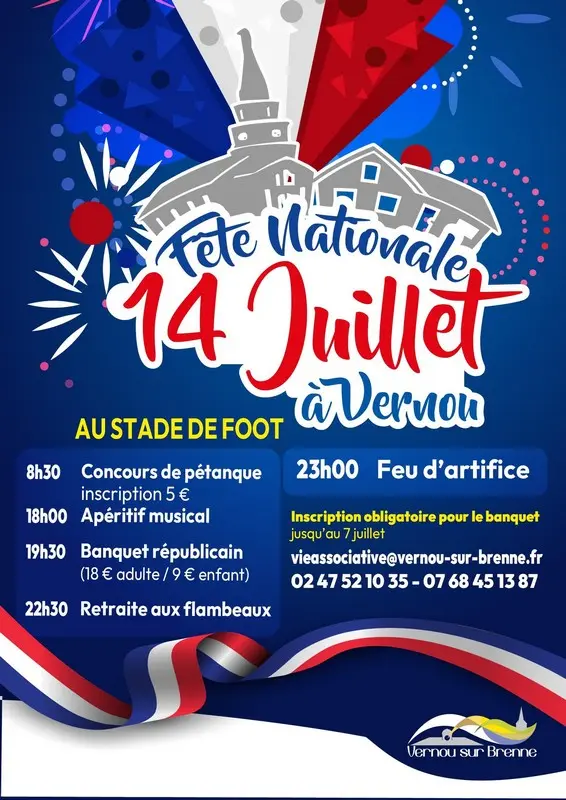 Fête nationale à Vernou-sur-Brenne