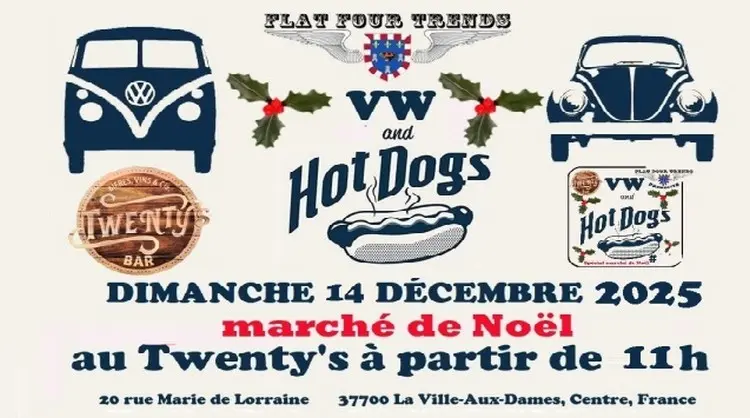 VW and Hot Dogs de Noël au Twenty's