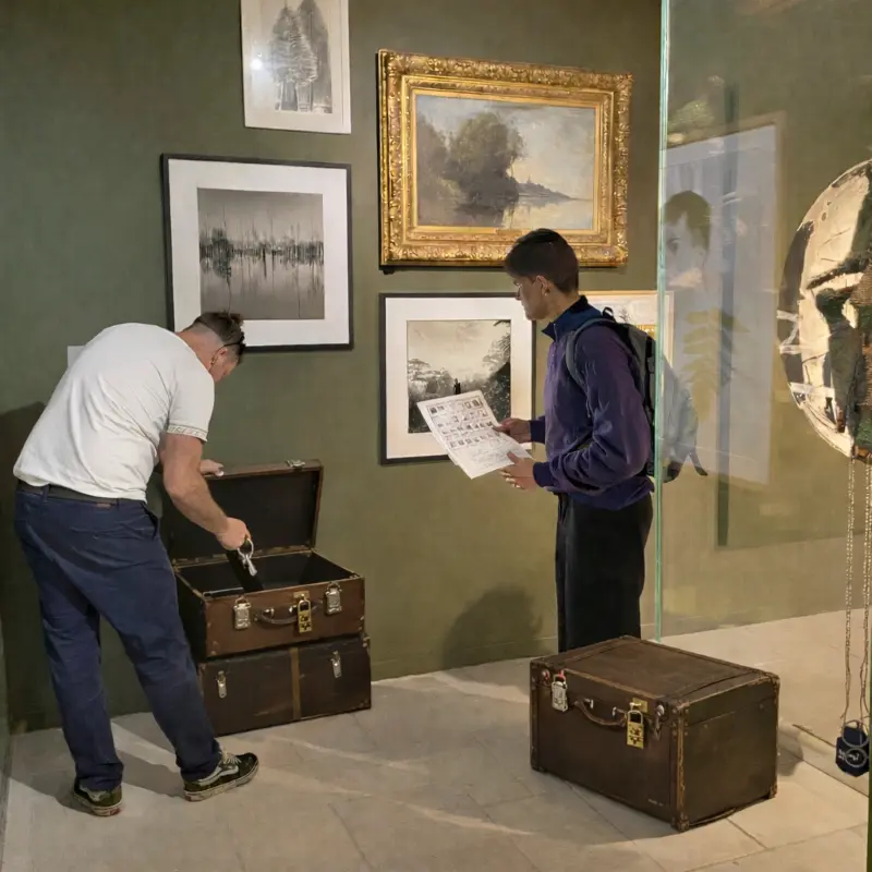 1404 - Le découpeur de statue - © Les Musées Chinon Vienne et Loire