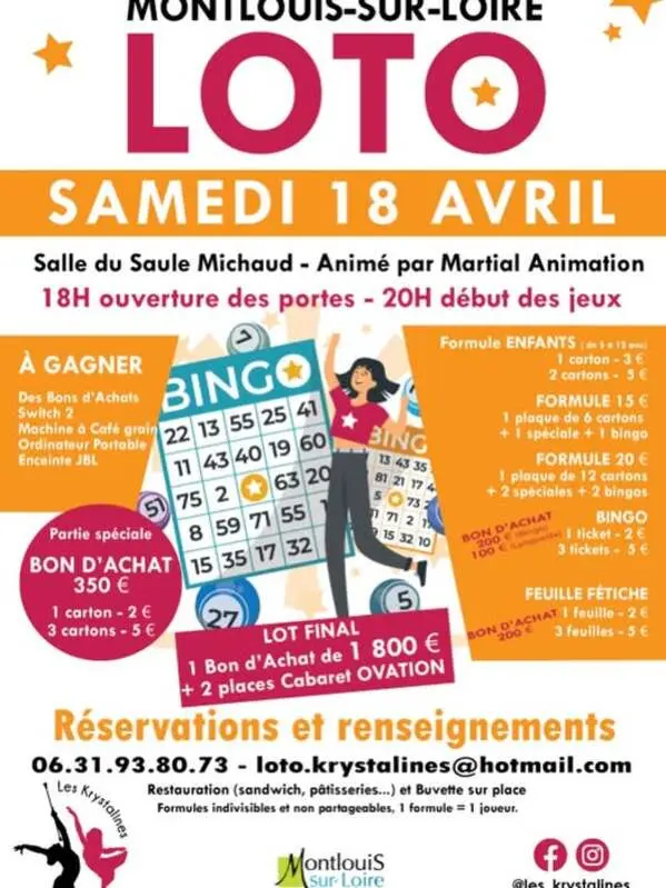 Loto des Krystalines à Montlouis