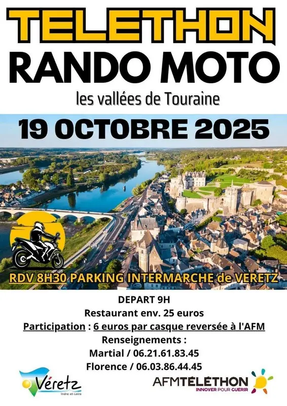 Rando moto à Véretz