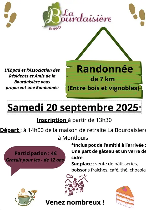 Randonnée pédestre à Montlouis