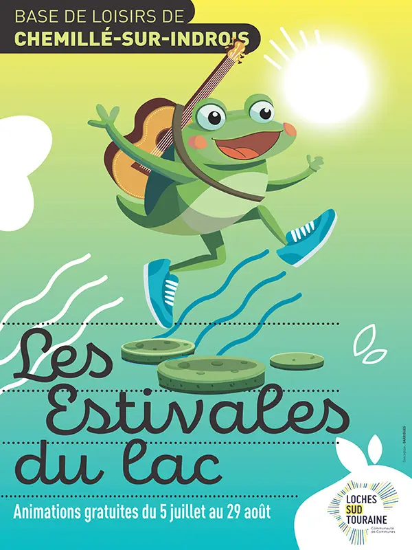 2025_affiche_les_estivales_du_lac_Chemillé_sur_Indrois_Loches_Val_de_Loire