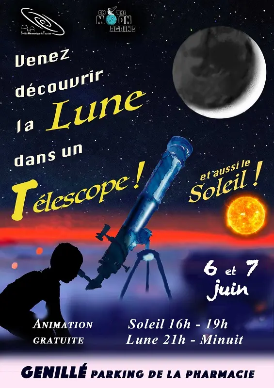 2022_Affiche-On-The-Moon-Again_Genillé_Loches_Val_de_Loire