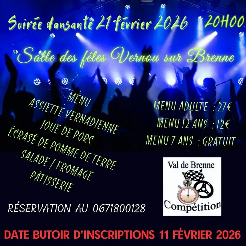 Soirée dansante à Vernou-sur-Brenne