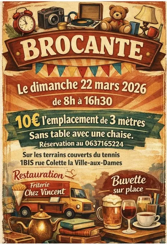 Vide-grenier à la Ville-aux-Dames