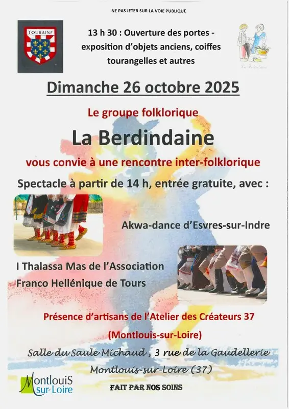 Rencontre inter-floklorique La Berlinaine à Montlouis