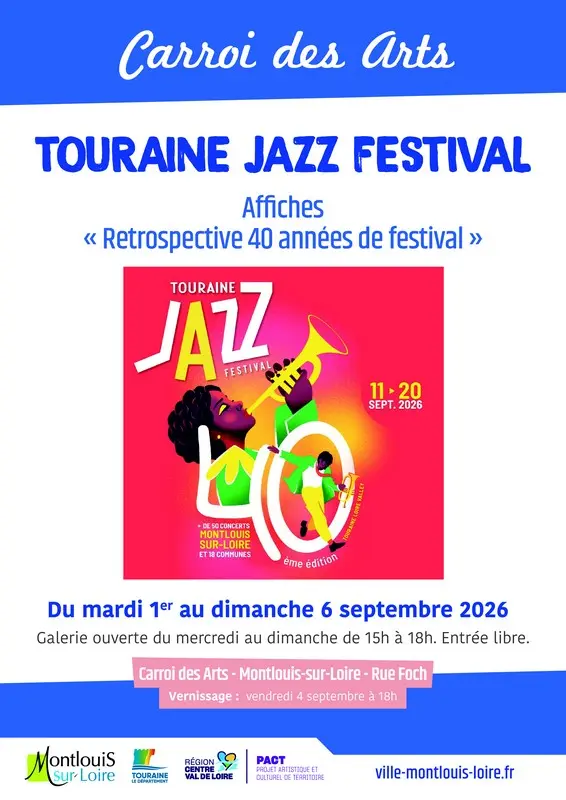 Touraine Jazz Festival exposition au Carroi des Arts