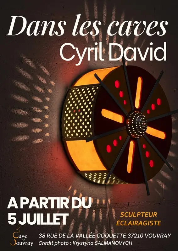 Expo Cyril David à la Cave de Vouvray