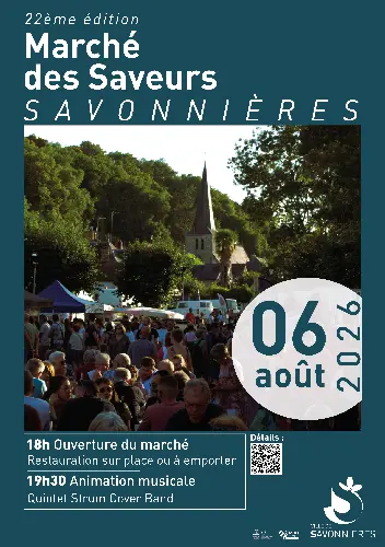 Affiche Marché des Saveurs