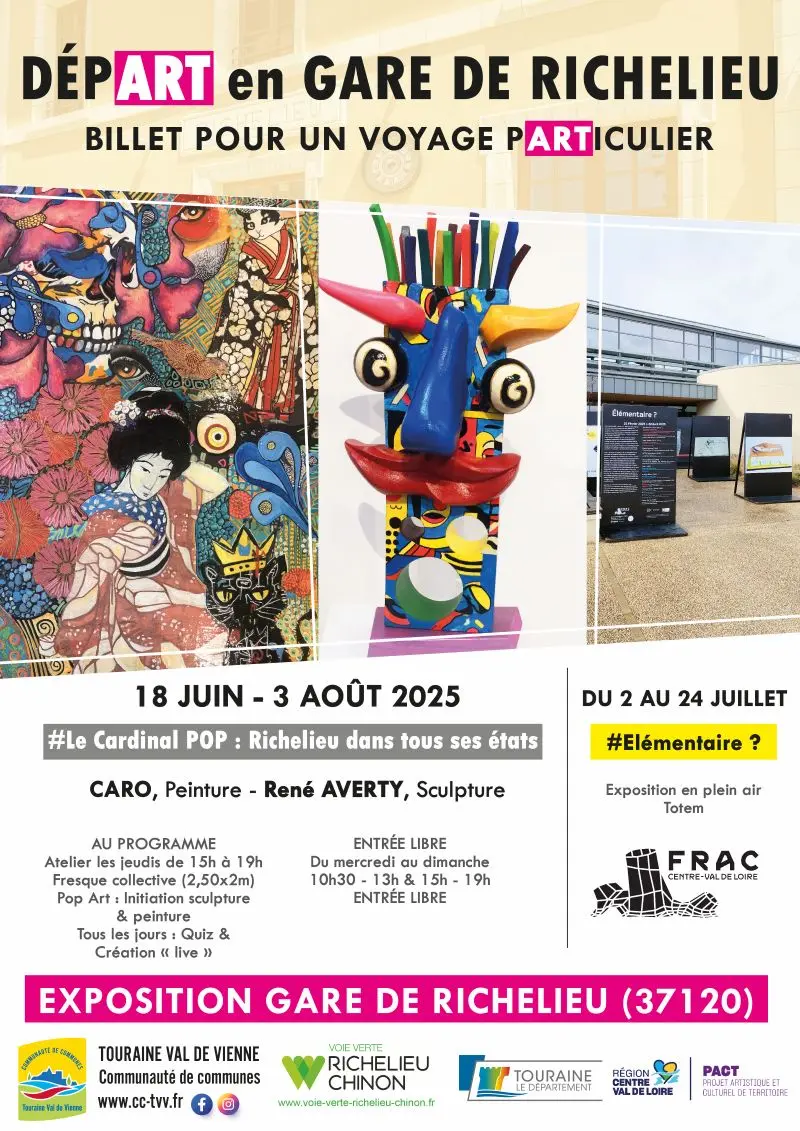 Affiche Départ en Gare de Richelieu