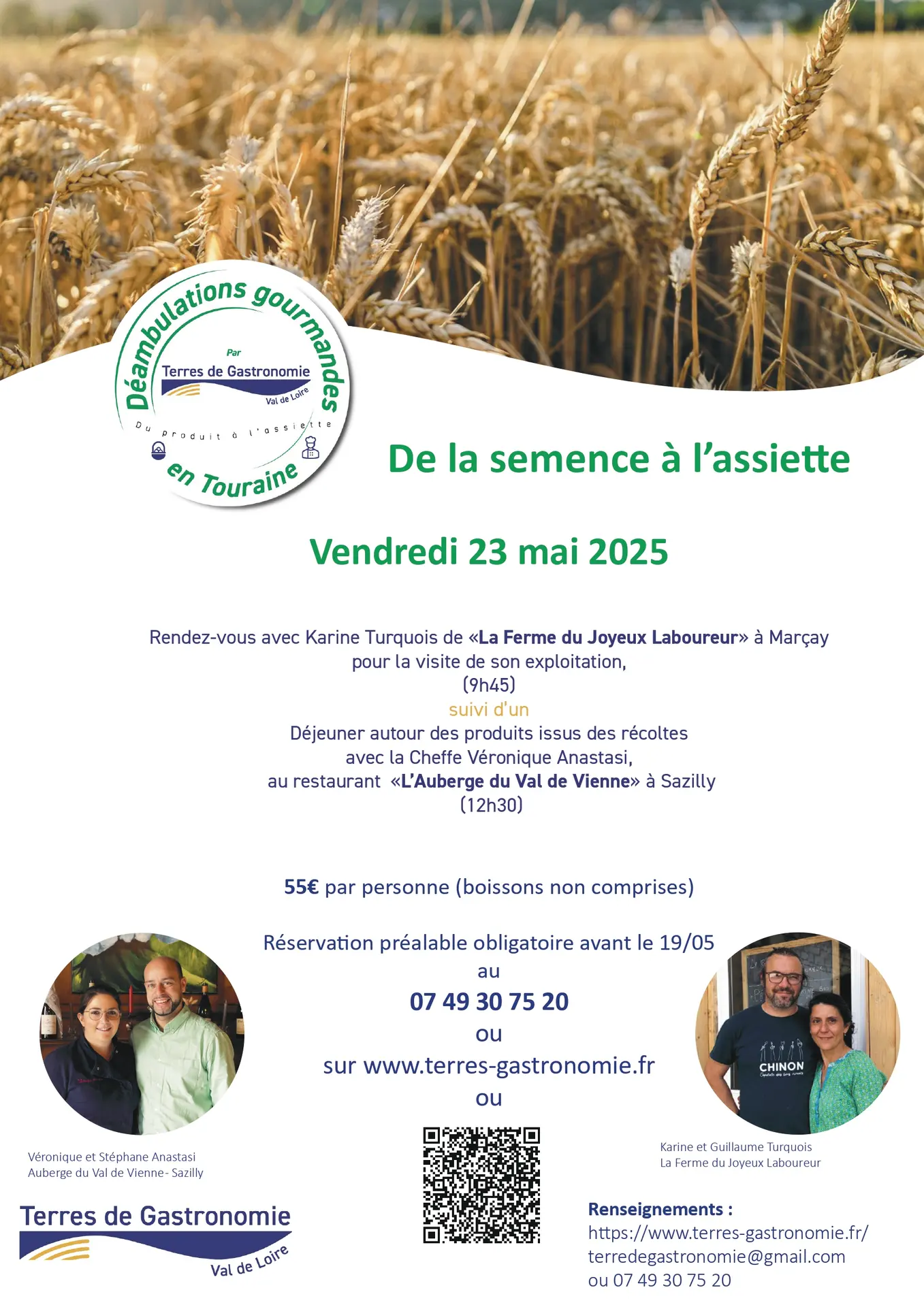 Affiche DG de la semence à l'assiette