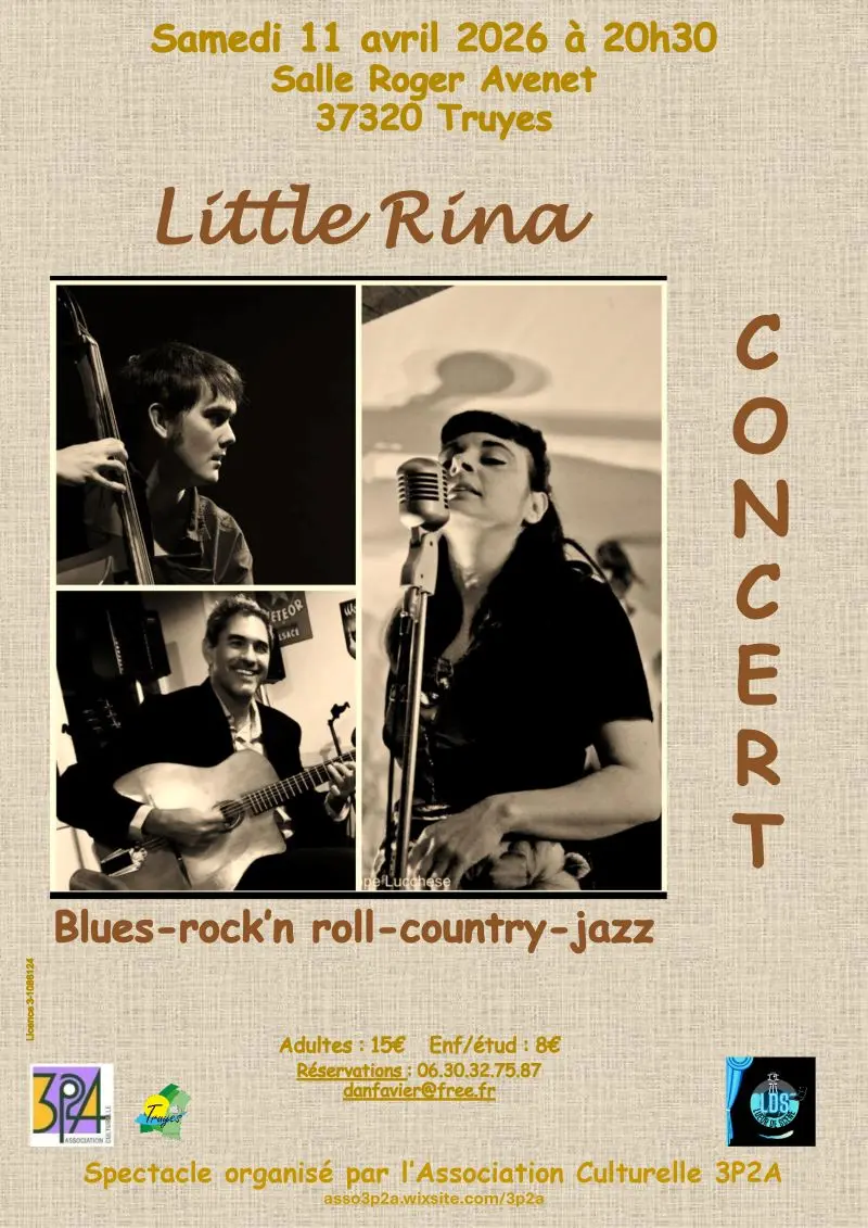 TVI - Affiche concert Little Rina - Truyes