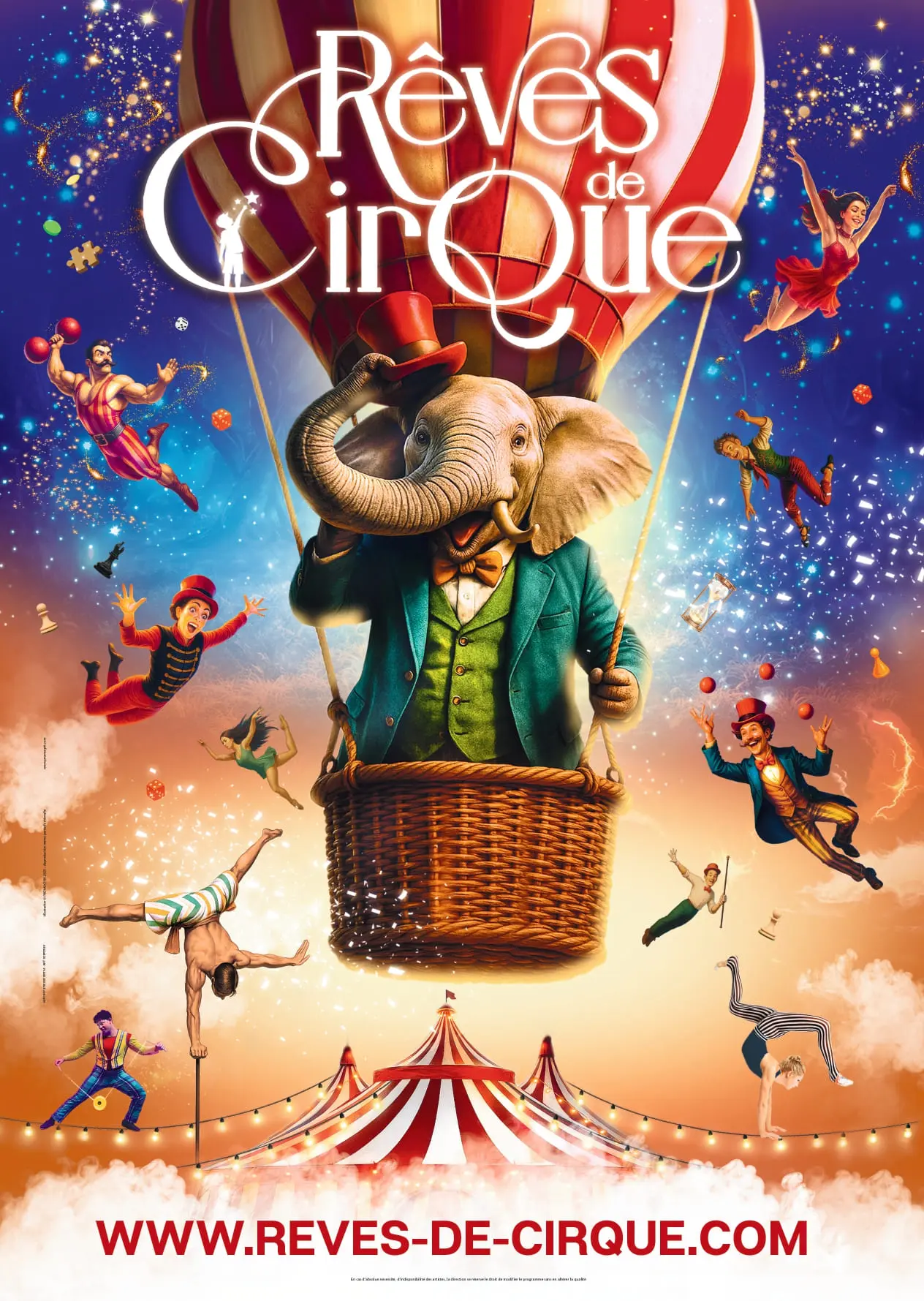 Affiche Rêves de Cirque 2025-2026