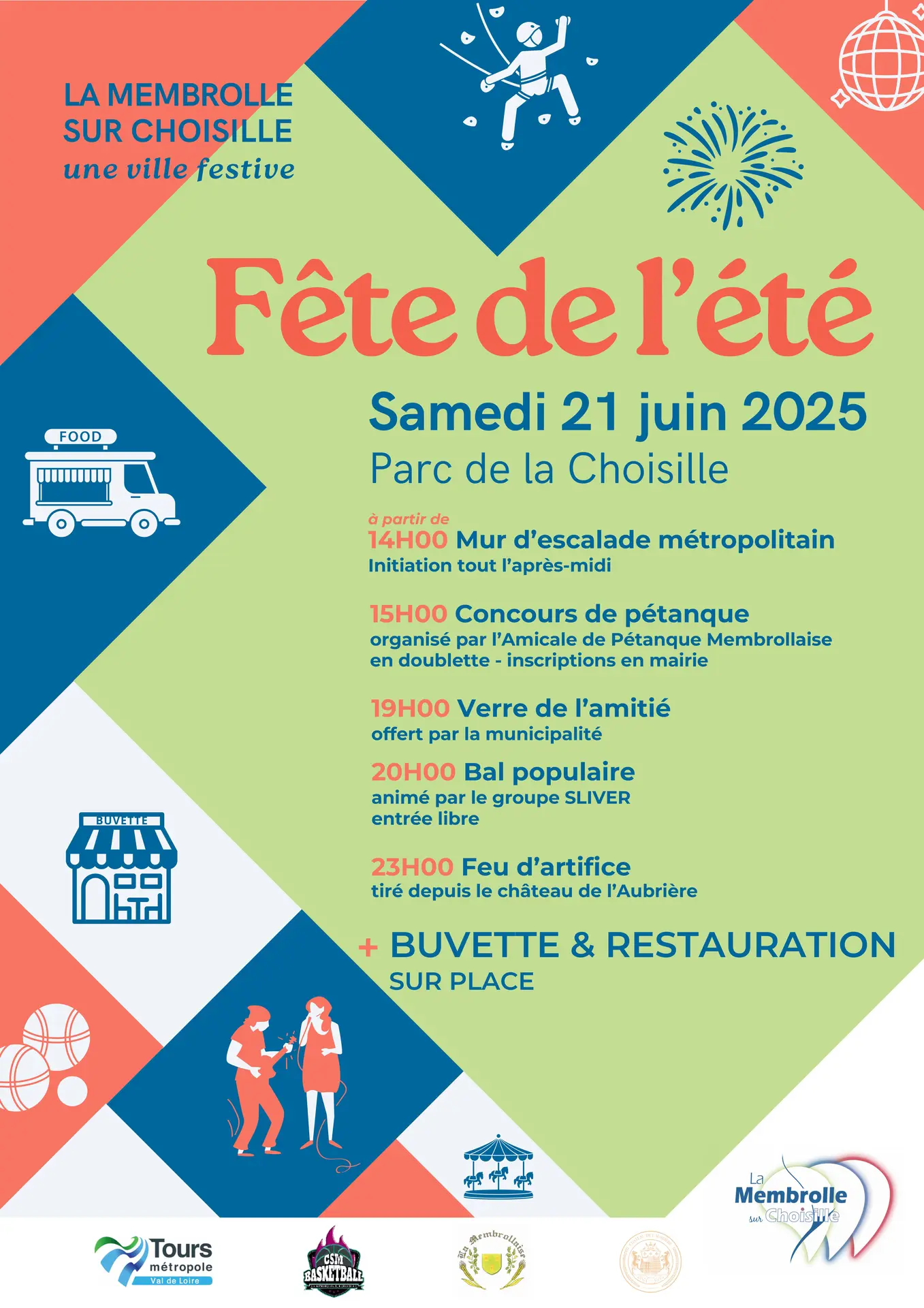 Affiche fête de lété