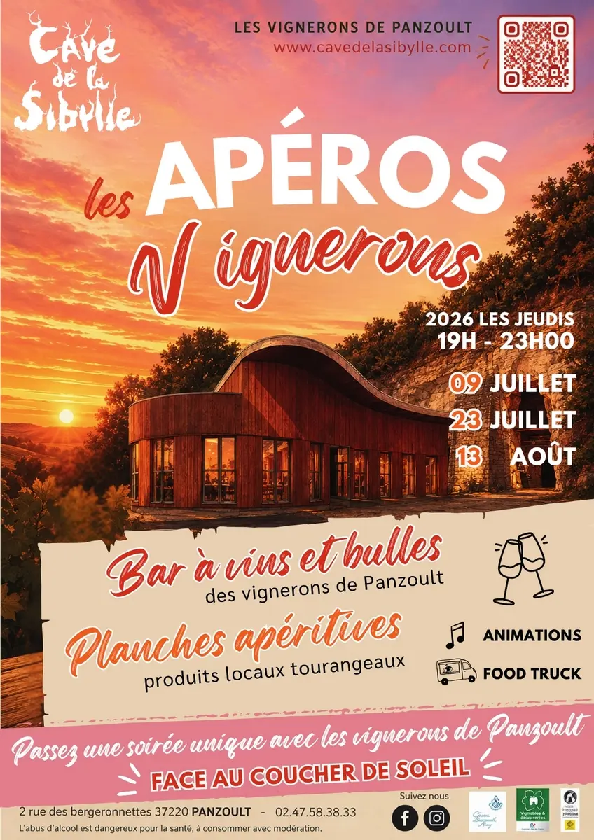 Apéros Vignerons Cave de la Sibylle Panzoult été 2026