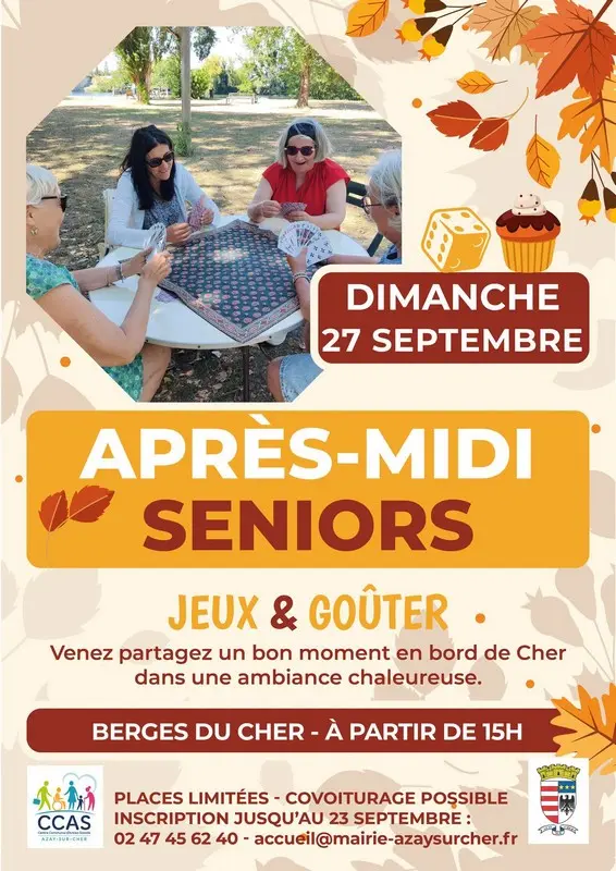 Après-midi séniors Azay-sur-Cher