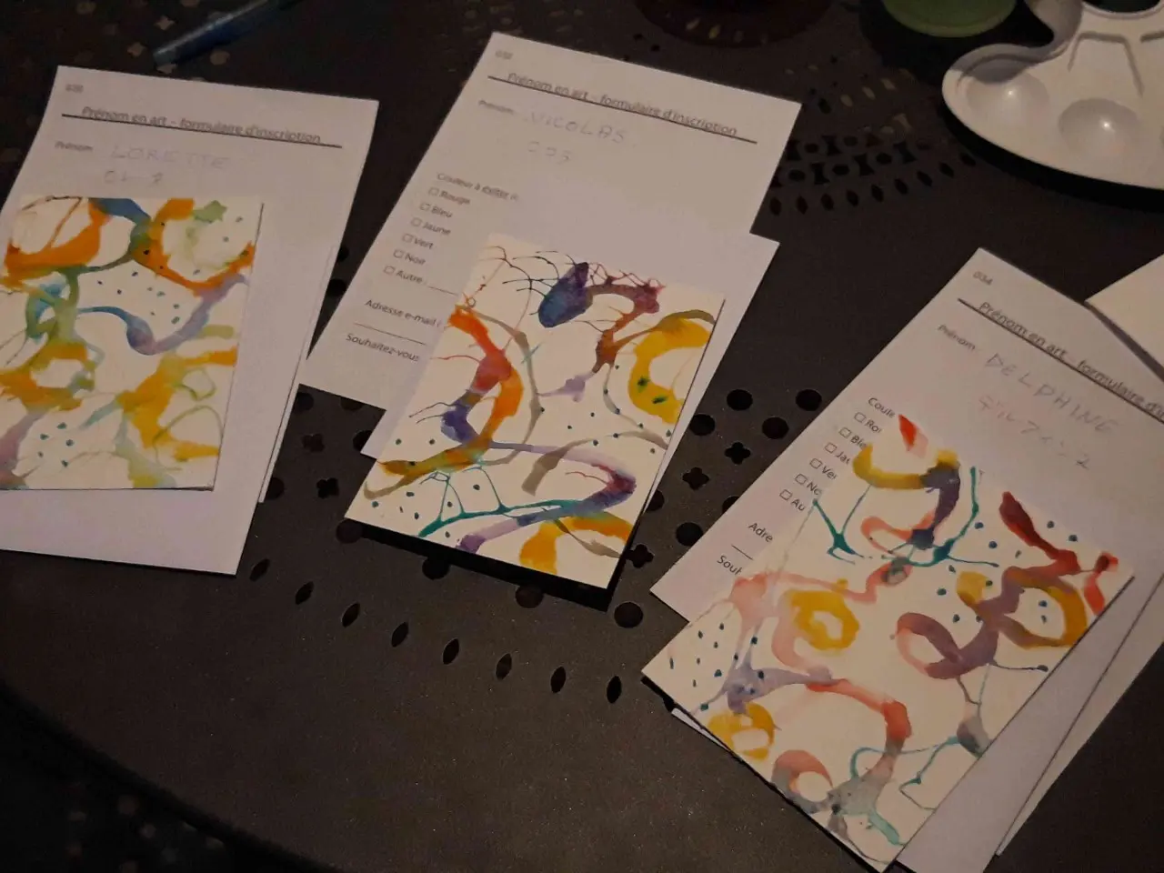 Atelier d'Art - Prénoms en art