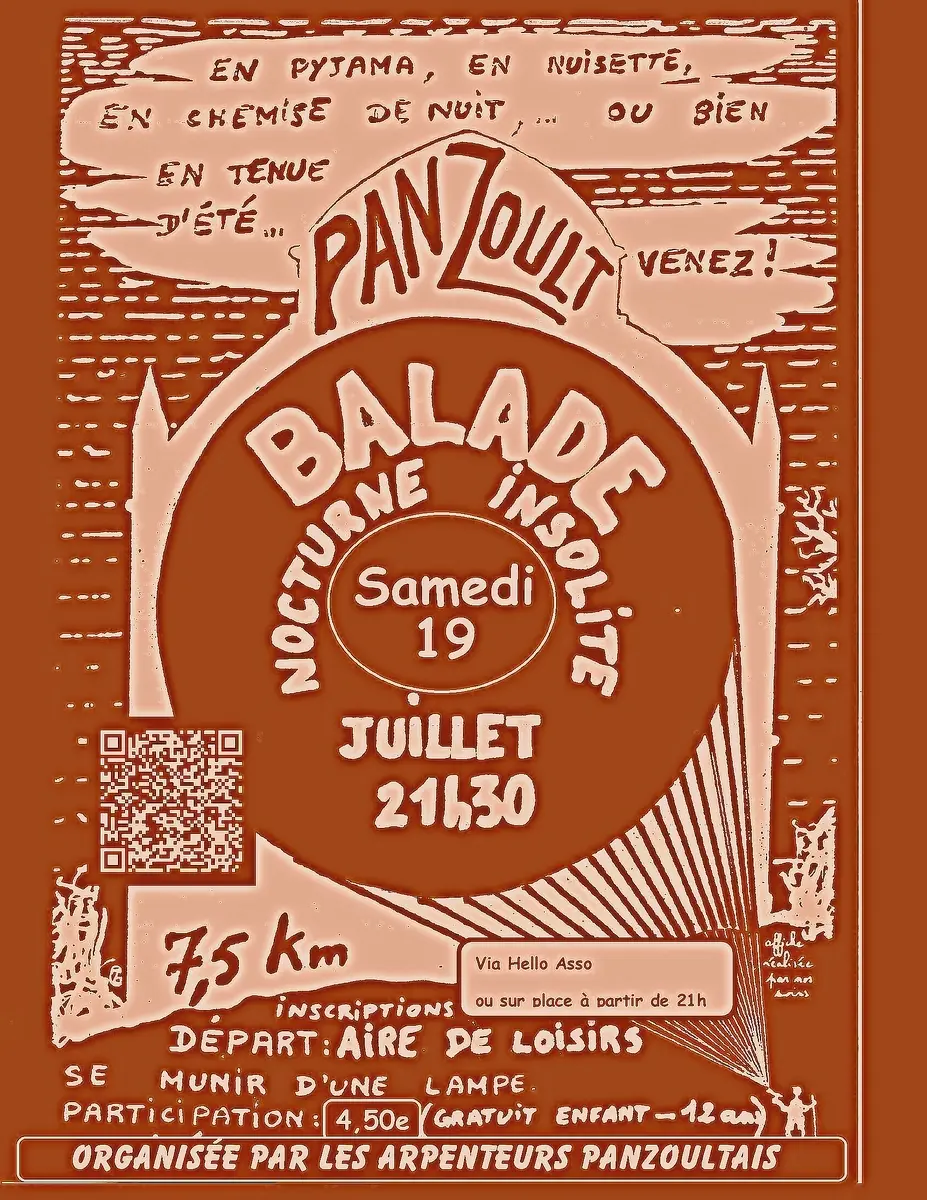 Balade nocturne insolite Panzoult 19 juillet 2025