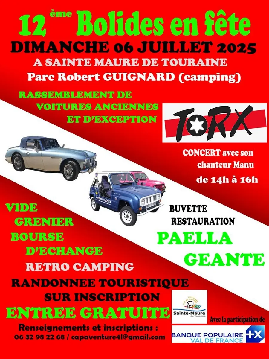 Bolides en fête Sainte-Maure 6 juillet 2025