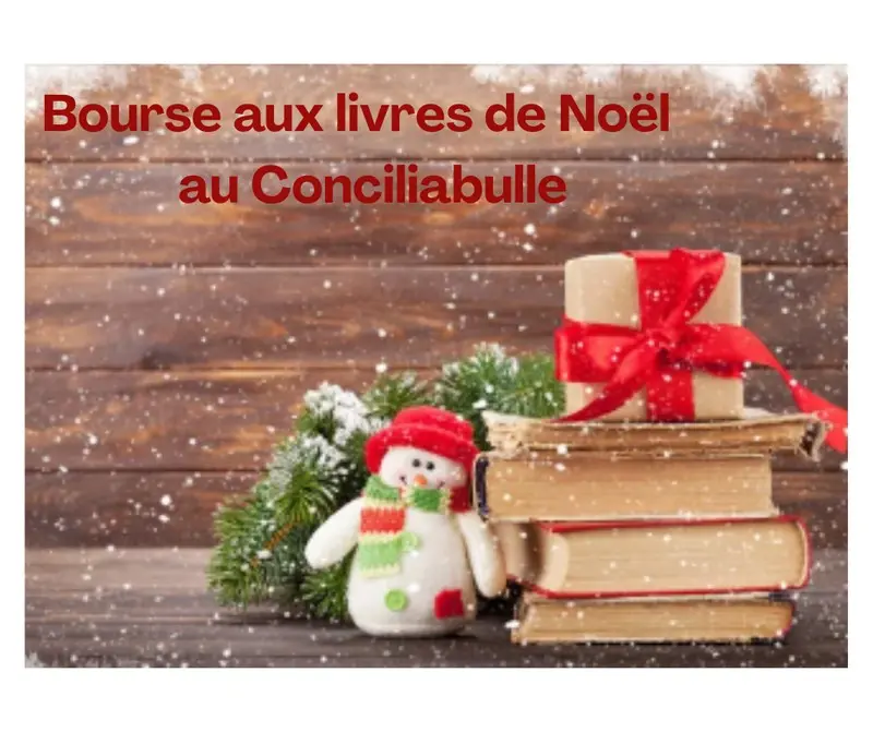 Bourse aux livres de Noël au Conciliabulle