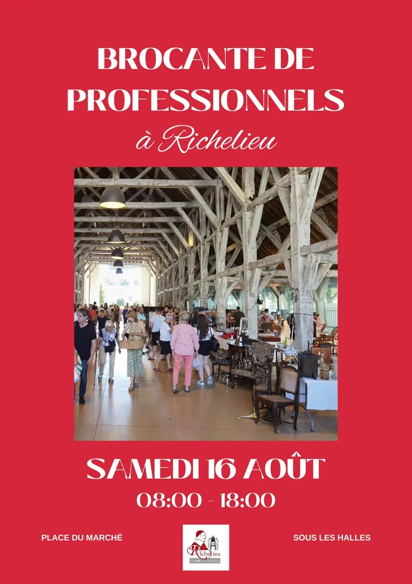 Brocante Richelieu 16 août 2025
