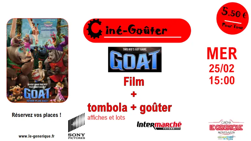 Affiche Ciné-Goûter Goat