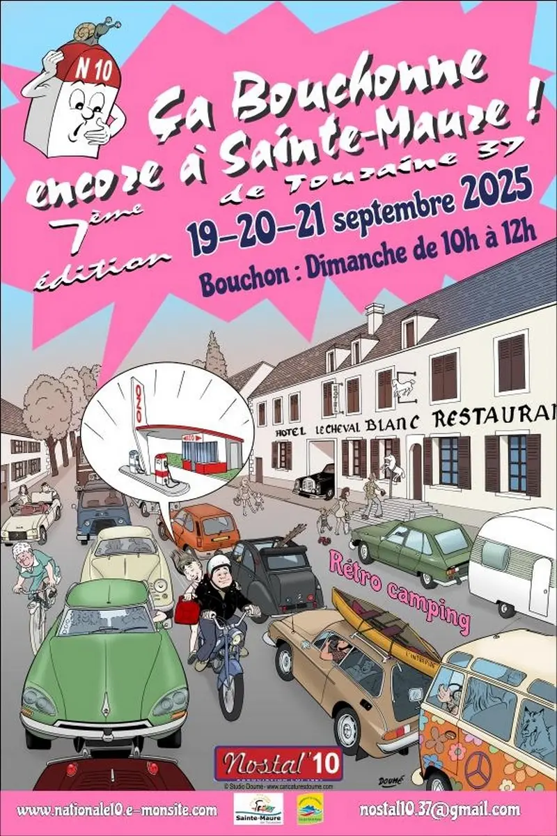 Ça bouchonne encore à Sainte-Maure septembre 2025