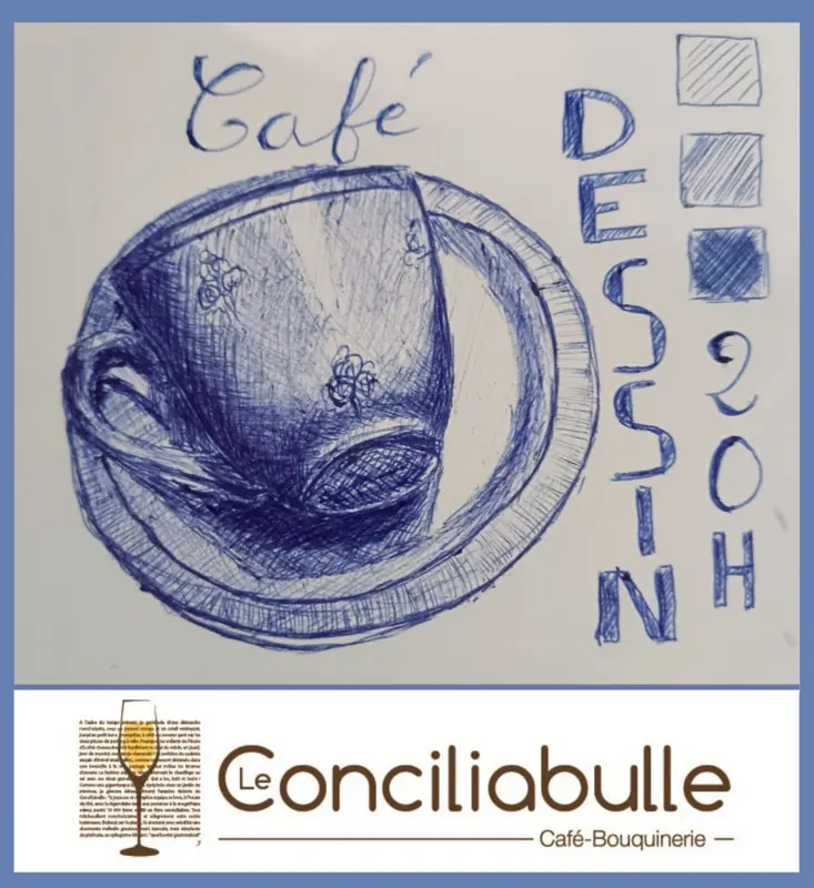 Café dessin Le Conciliabulle