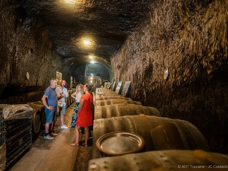 Visite des caves Cathelineau, AOC vouvray - Chançay