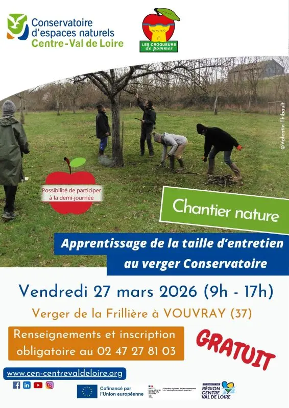 Chantier nature à Vouvray