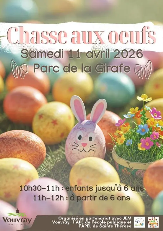 Chasse aux oeufs à Vouvray