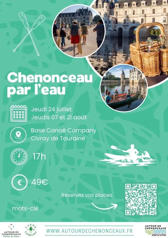 Chenonceau par l'eau