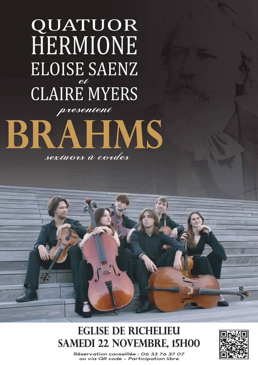 Concert Brahms Sextuors à cordes Richelieu 22 novembre 2025