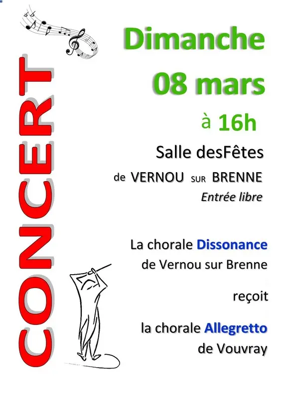 Concert Chorale Dissonance Vernou