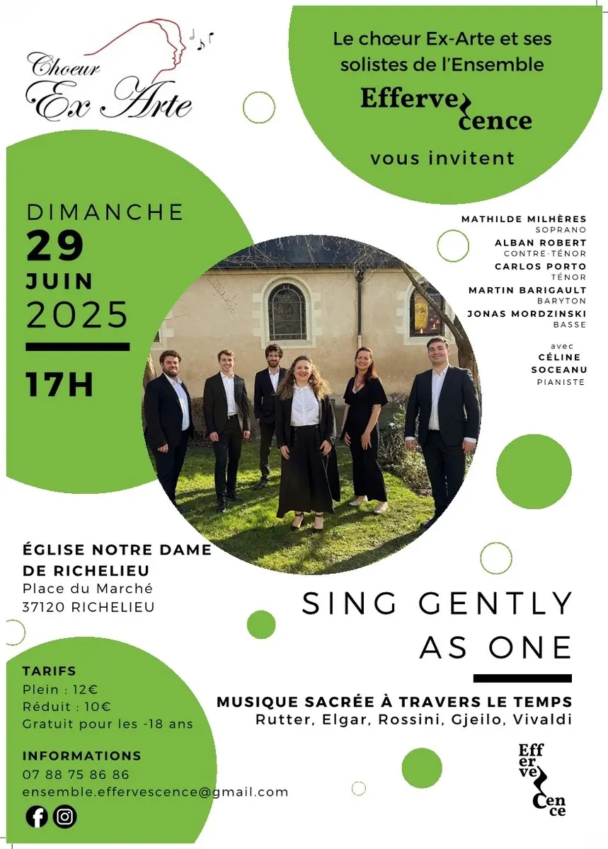 Concert Ex-Arte - Effervescence Richelieu 29 juin 2025