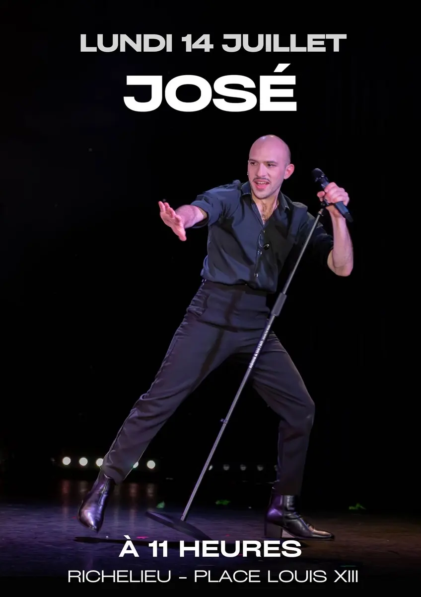 Concert José Kiosque Richelieu 14 juillet 2025