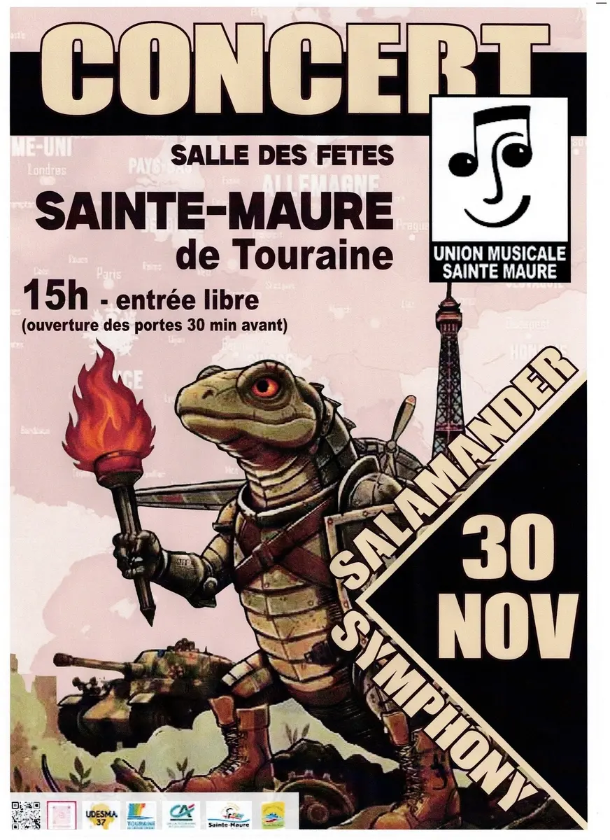 Concert Union Musicale Sainte-Maure 30 novembre 2025