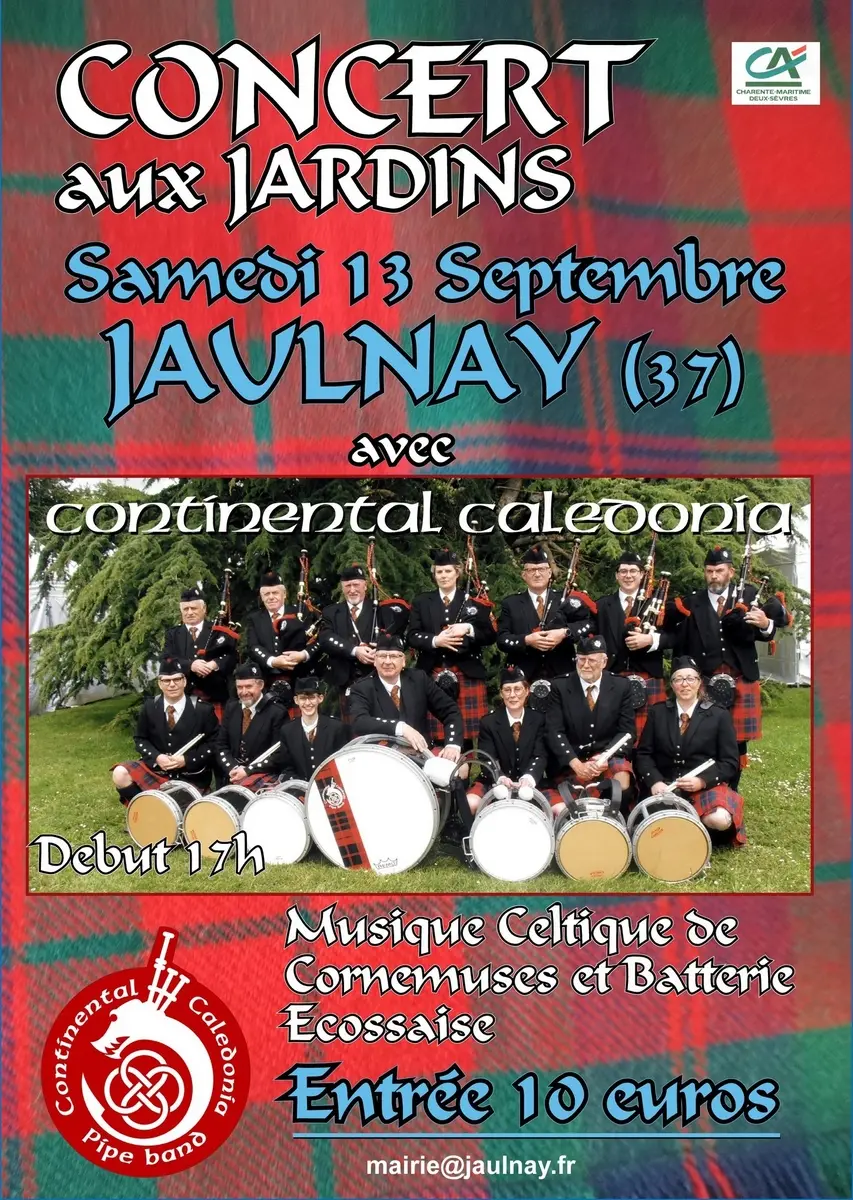 Concert celtique Jaulnay 13 septembre 2025