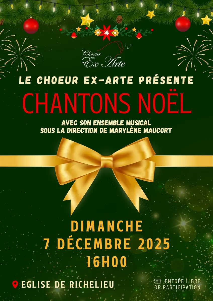 Concert de Noël Ex-Arte Richelieu 7 décembre 2025