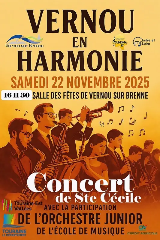 Concert de Sainte Cécile Vernou en Harmonie