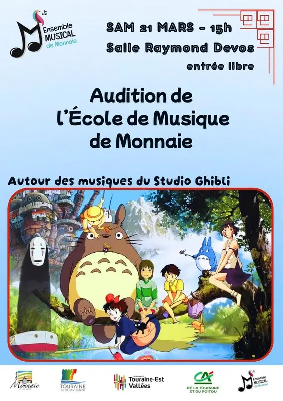 Concert de l'Ecole de Musique de Monnaie