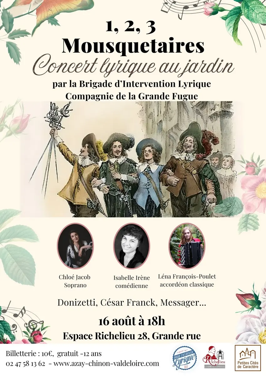 Concert lyrique au jardin Espace Richelieu 16 août 2025