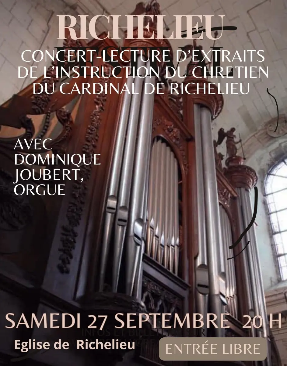Concert lecture Eglise Richelieu 27 septembre 2025